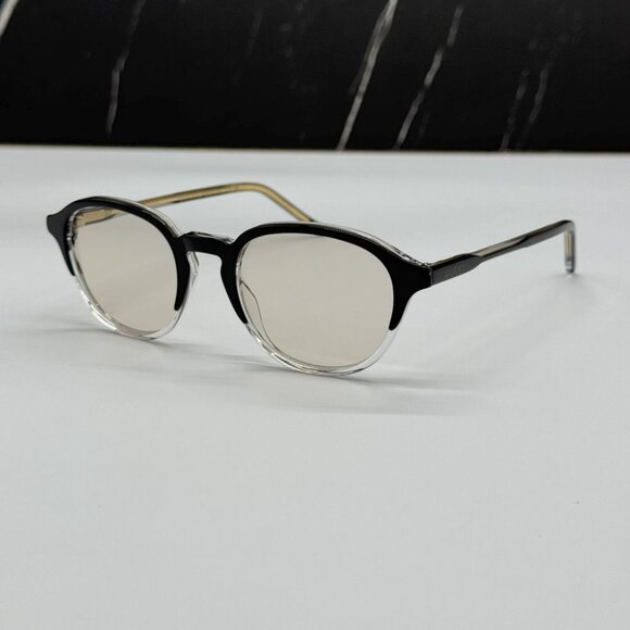 NEW GUCCI GG1212S 002 SUNGLASSES MEN ROUND BLACK EYEWEAR - Picture 1 of 16